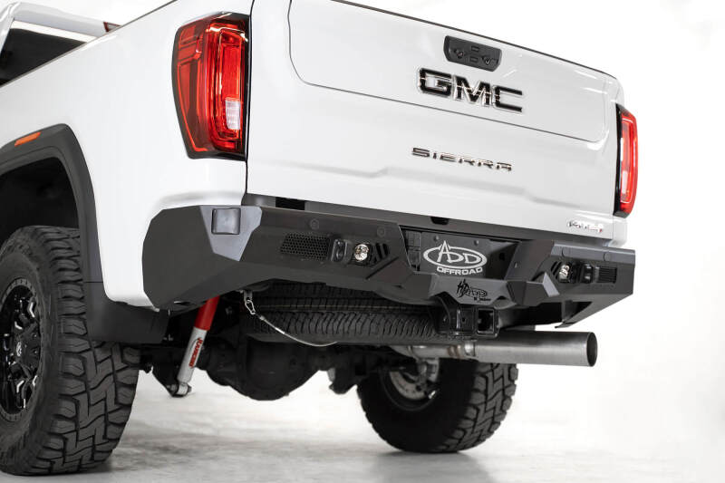 Chevrolet Silverado 2500 Bumper - Rear - Addictive Desert Designs - Bomber HD - Hammer Black - `20-`27